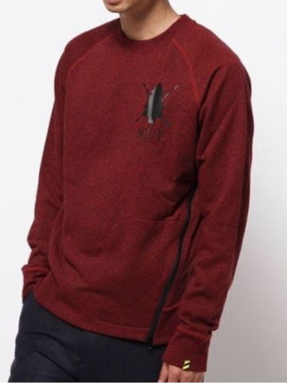 Nike Men's Track & Field Crewneck Sweatshirt  in Deep Red - Size L (estimated)